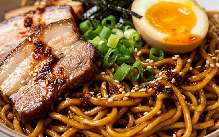 Easy Saucy Ramen Noodles