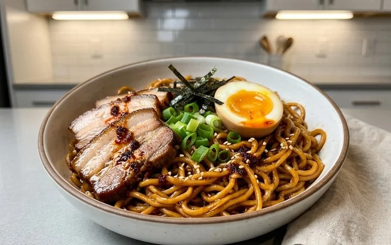 Easy Saucy Ramen Noodles