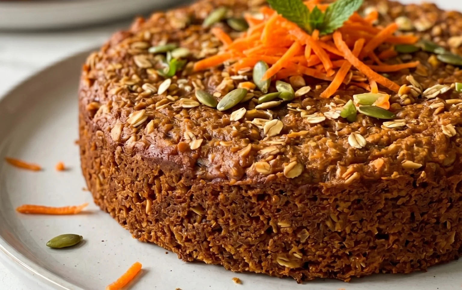 Easy Flourless Oatmeal Carrot Cake Recipe