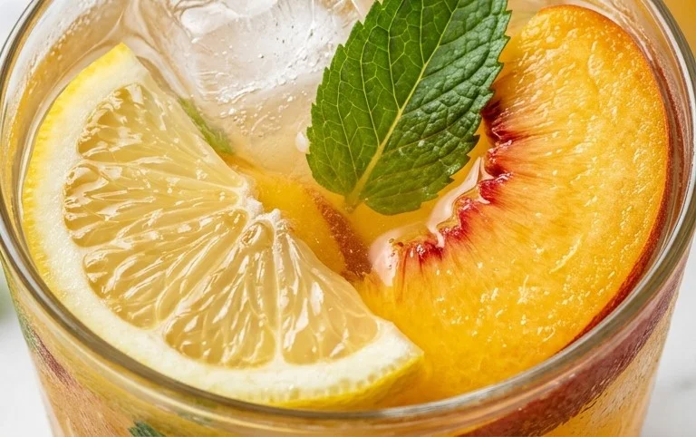 Refreshing Peach Lemonade
