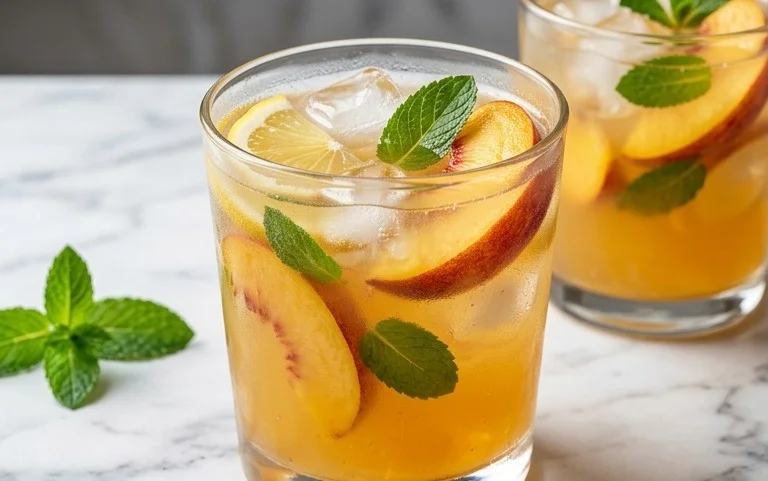 Refreshing Peach Lemonade