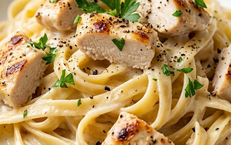 Low Calorie Chicken Alfredo