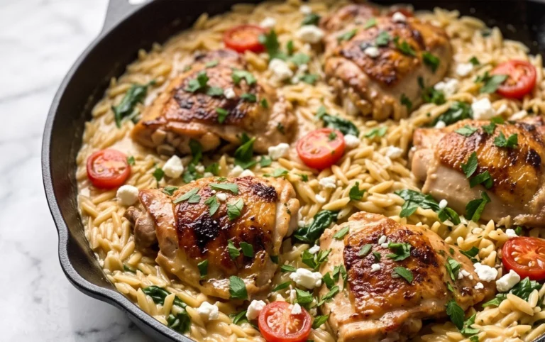 Chicken Orzo (30-Minutes, One-Pan)