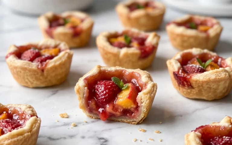 Strawberry Peach Pie Bites