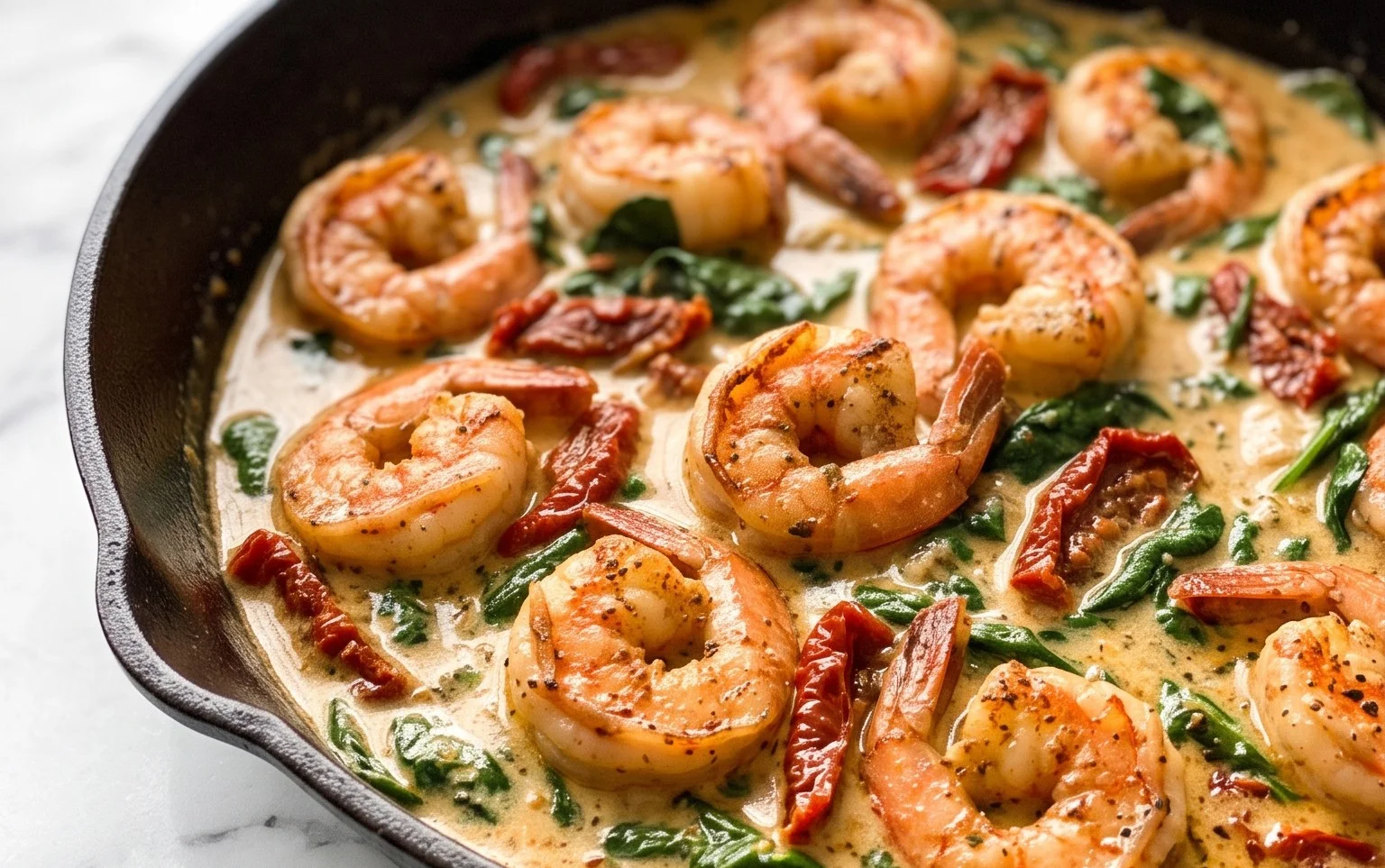 Tuscan Shrimp (One-Pan, 30-Minute Dinner)