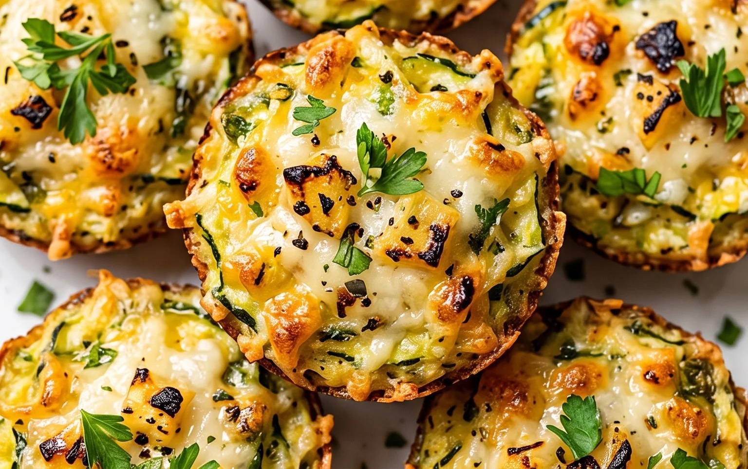 Zucchini Garlic Bites