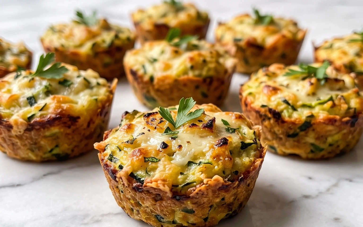 Zucchini Garlic Bites