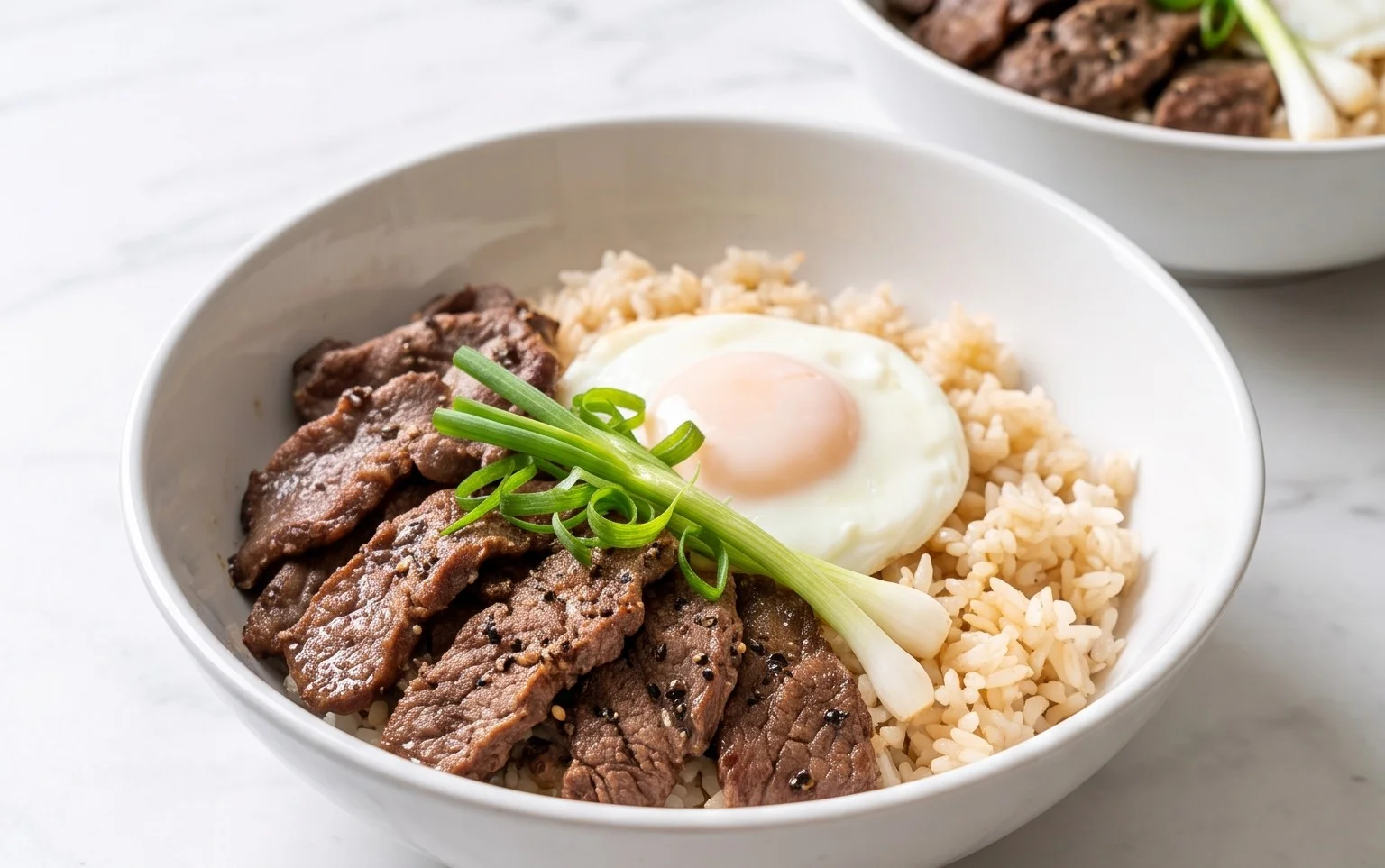 Beef Pepper Rice Bowl is a delicious meal option.