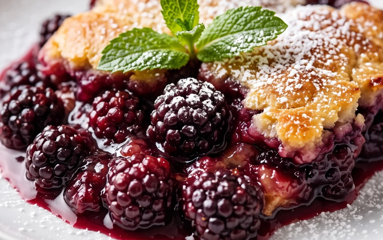 The Pioneer Women's Blackberry Cobbler