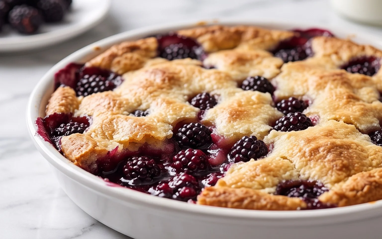 The Pioneer Women's Blackberry Cobbler