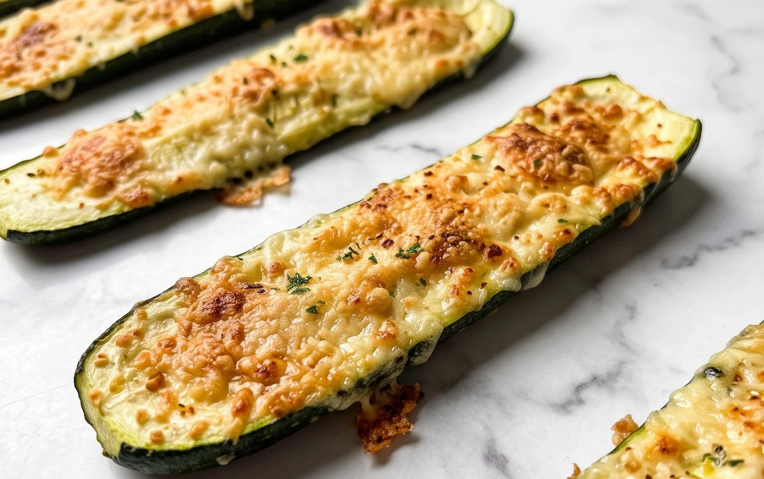 Baked Parmesan Zucchini