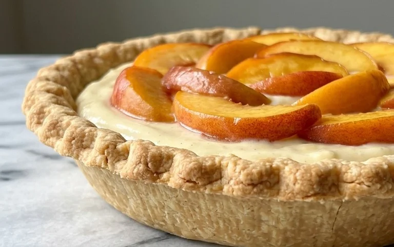 Peaches and Cream Pie