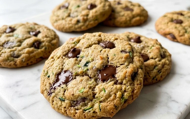 Zucchini Chocolate Chip Cookies