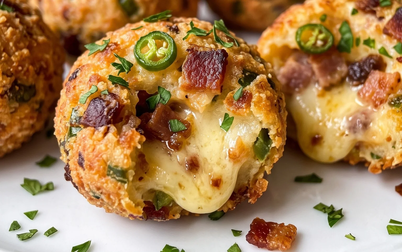 Beef Bacon Jalapeño Popper Cheese Balls