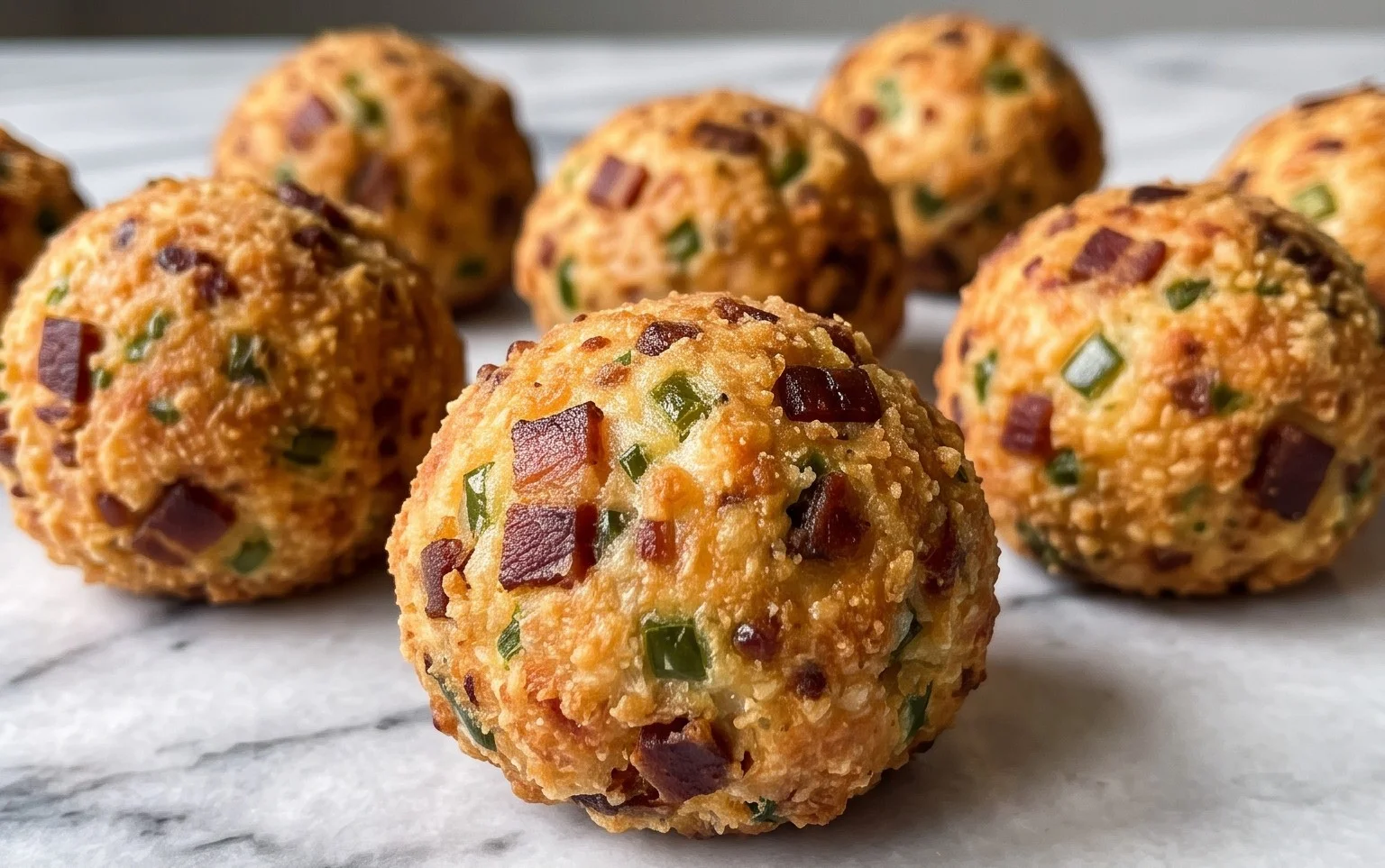 Beef Bacon Jalapeño Popper Cheese Balls