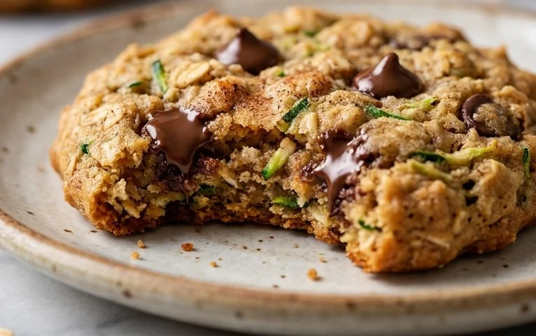 Healthy Zucchini Oatmeal Cookies