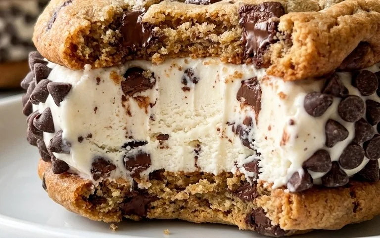 Cookie Ice Cream Sandwiches (Like a Chipwich!)