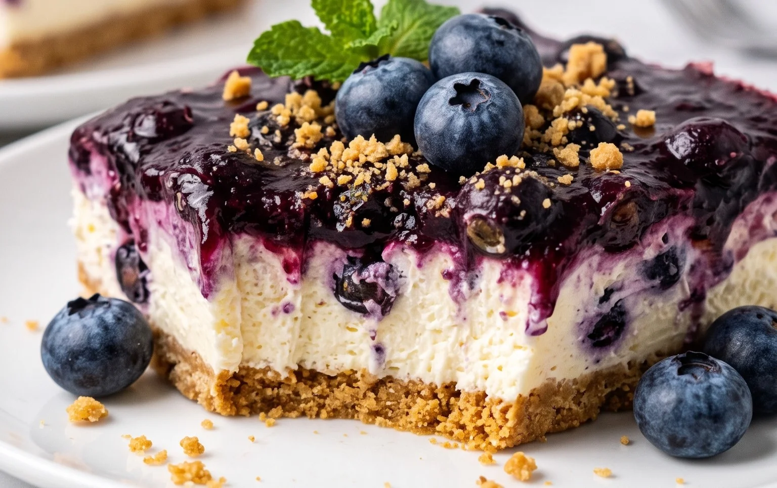 No-Bake Blueberry Yum Yum