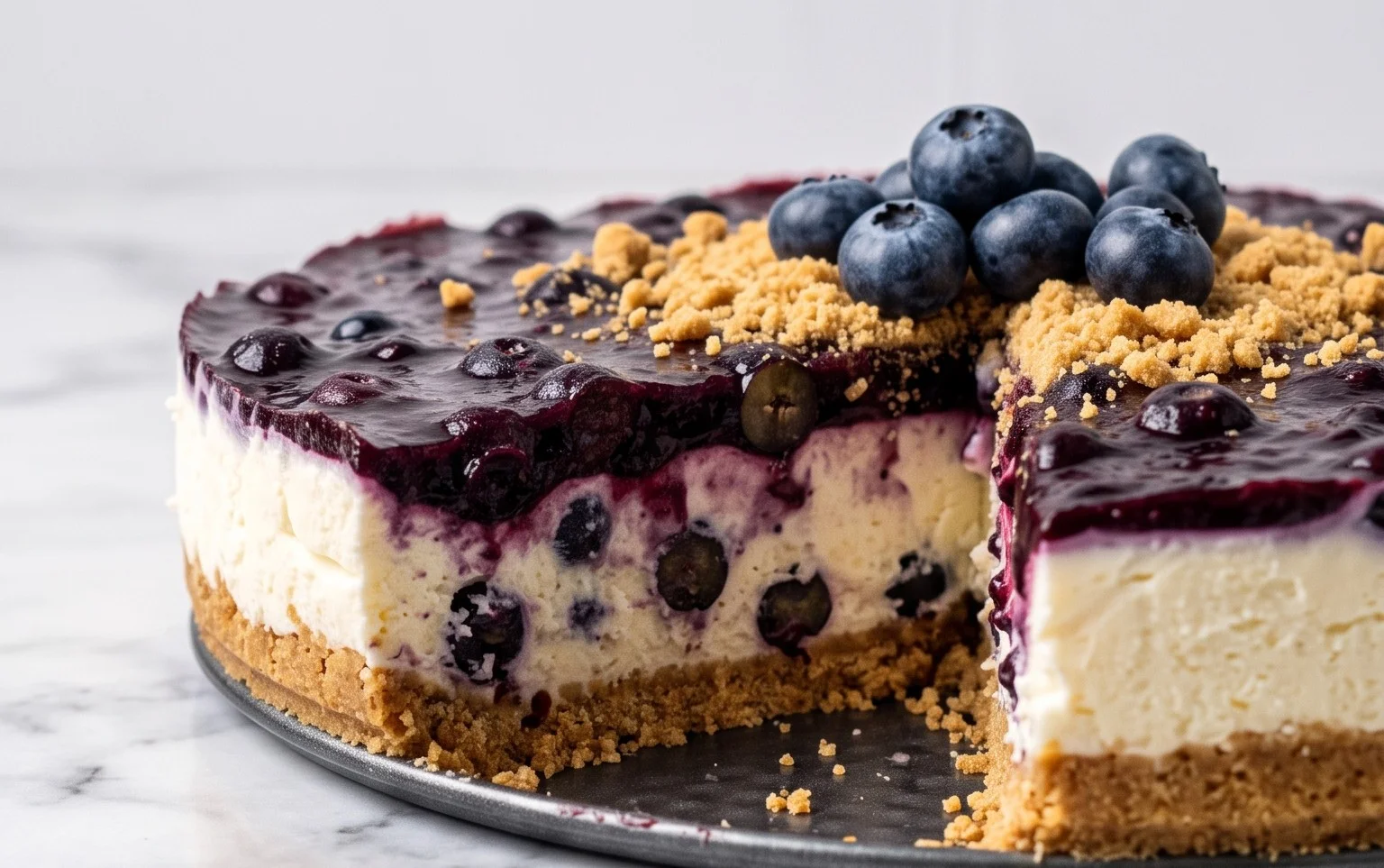 No-Bake Blueberry Yum Yum