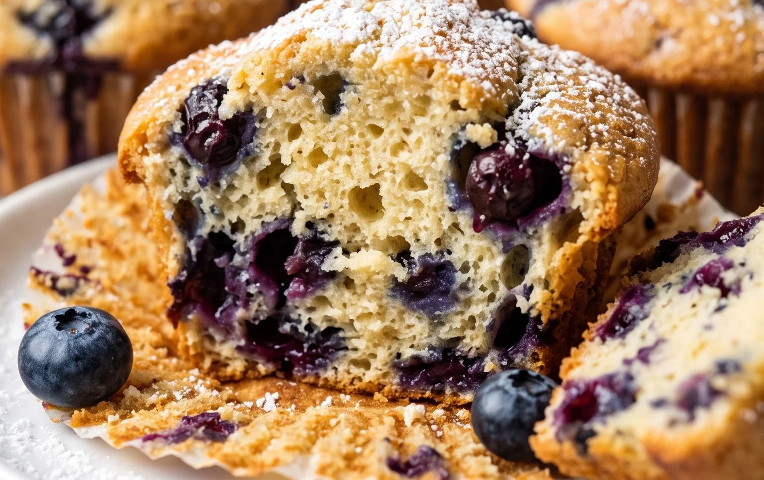 Homemade Blueberry Muffins