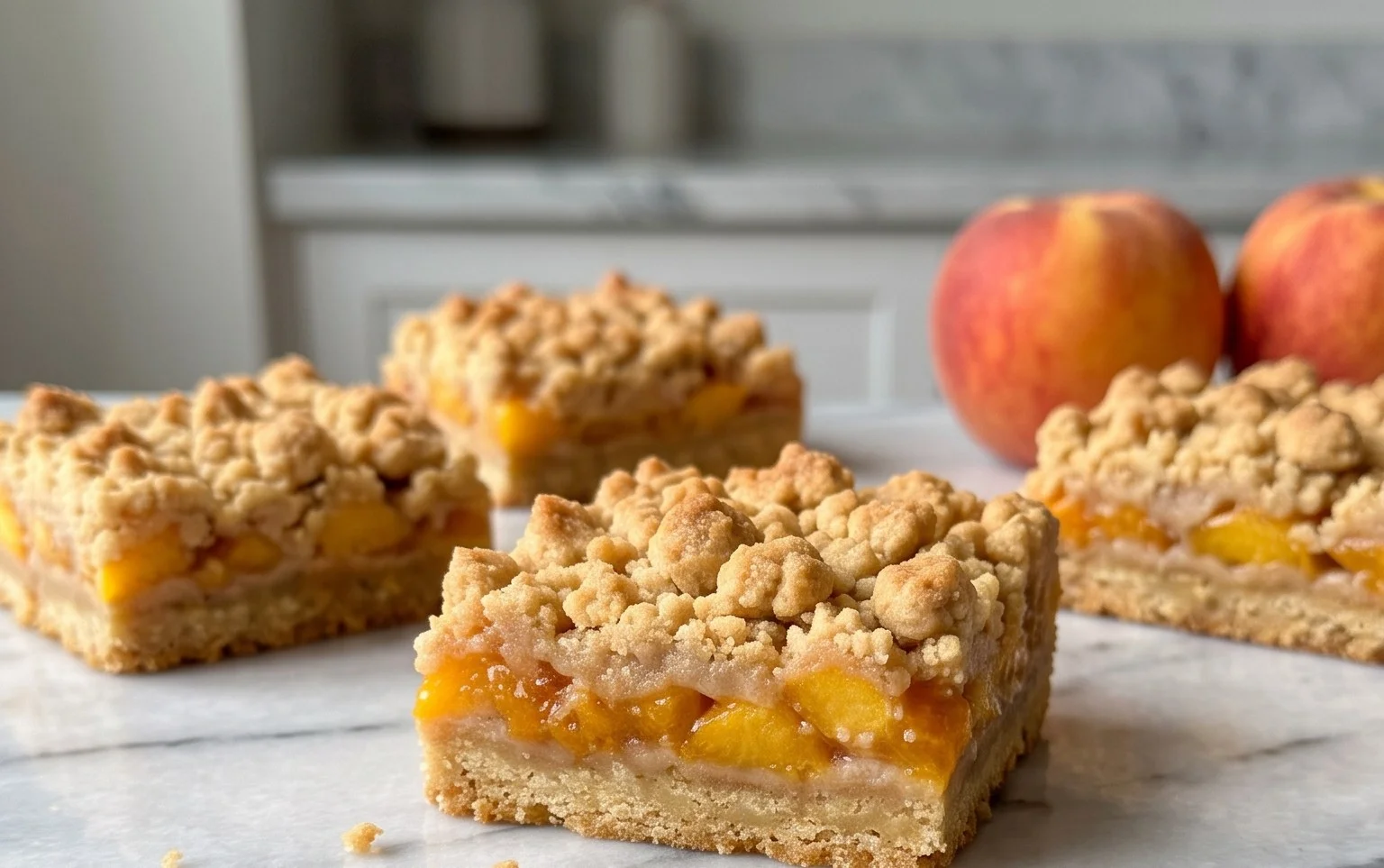 Fresh Peach Crum extractb Bars