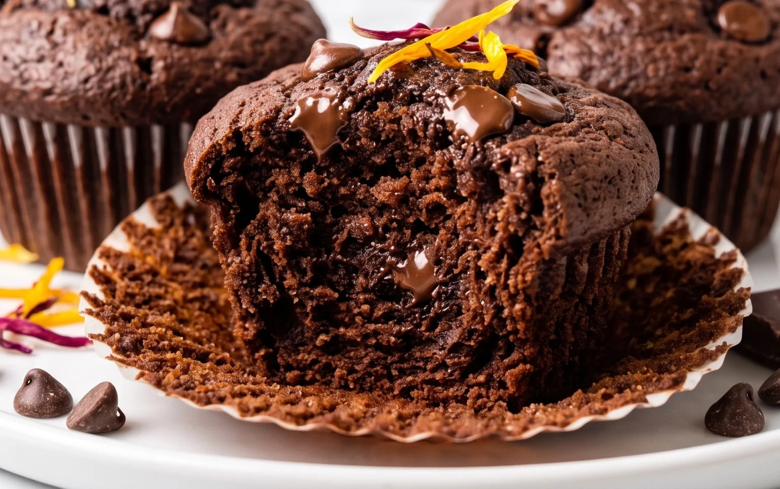 Double Chocolate Muffins