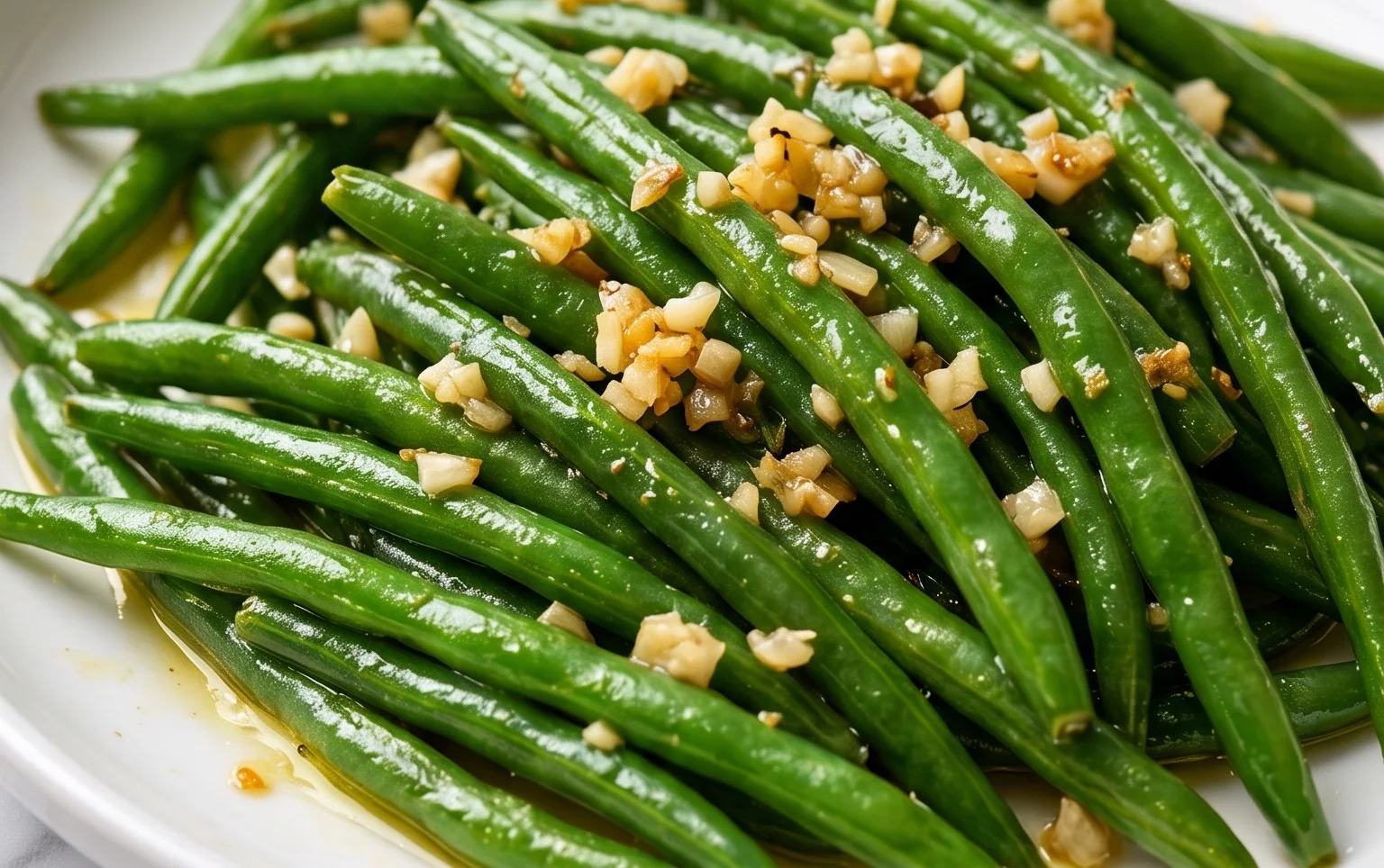 Sautéed Green Beans Recipe with Garlic