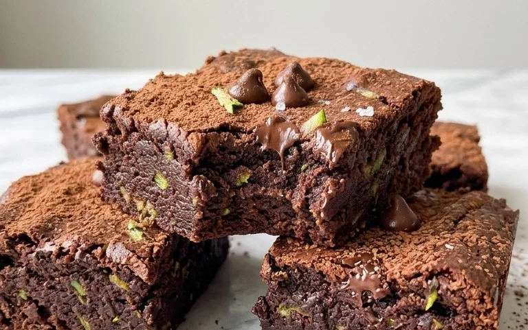 Secretly Healthy Zucchini Brownies