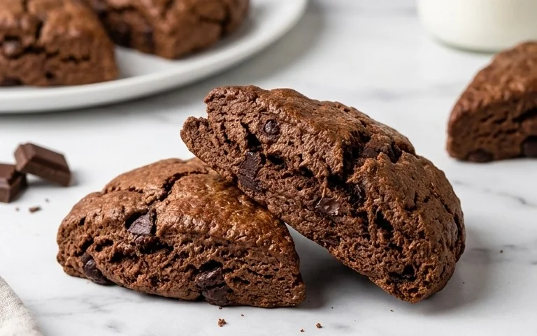 Triple Chocolate Scones