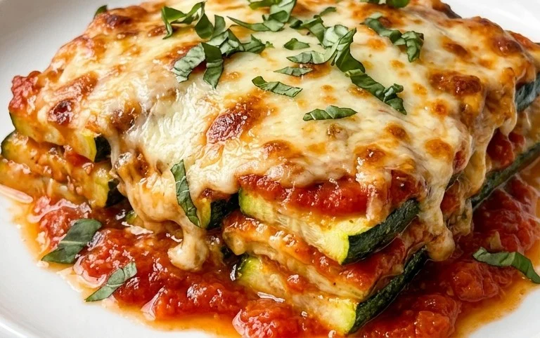 Three Cheese Zucchini Parmesan