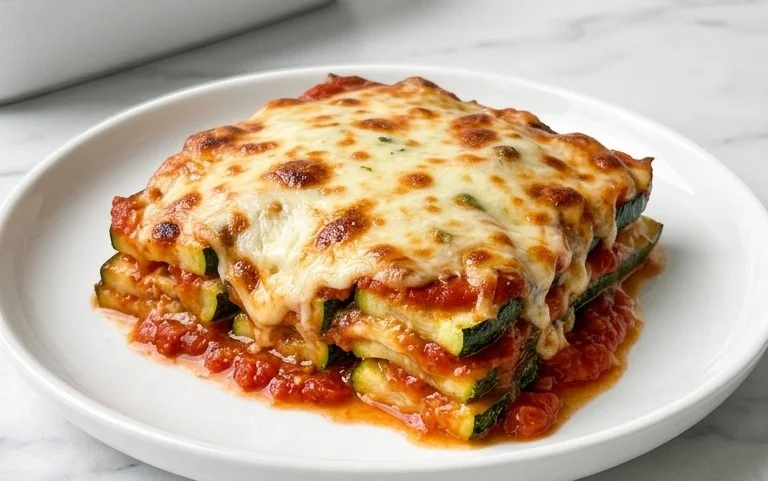 Three Cheese Zucchini Parmesan